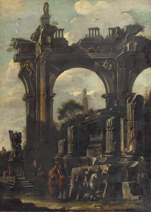 Attributed to Giovanni Ghisolfi (Milan 1632-1683)