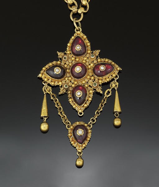 A group of 19th century jewellery