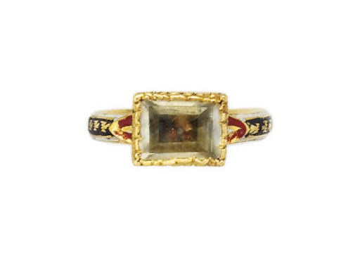 A LATE 17TH/EARLY 18TH CENTURY RING