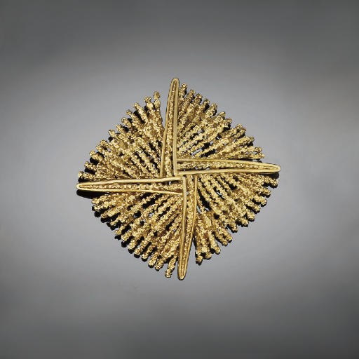 An abstract brooch/pendant, by Tiffany & Co.
