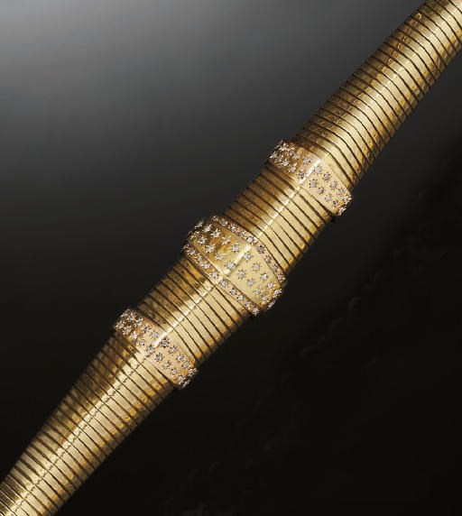 A French diamond set bracelet