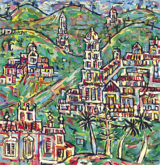 Rene Portocarrero (Cuban 1912-1986)