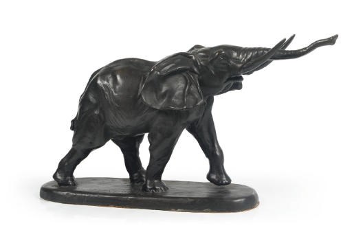CAST BY THE DÜSSELDORFER BRONZEGIESSEREI FROM A MODEL BY ALBERT HEINRICH HUSSMANN (GERMAN, 1874-1946)