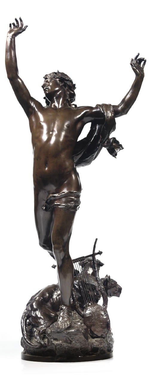 A REDUCTION CAST BY F. BARBEDIENNE FROM THE MODEL BY RAOUL VERLET (FRENCH, 1857-1923)