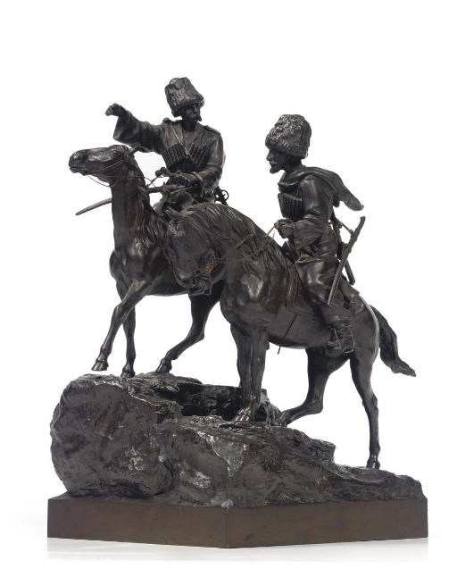 CAST BY WOERFFEL FROM THE MODEL BY VASSILI YACOVLEVICH GRACHEV (RUSSIAN, 1831-1905)