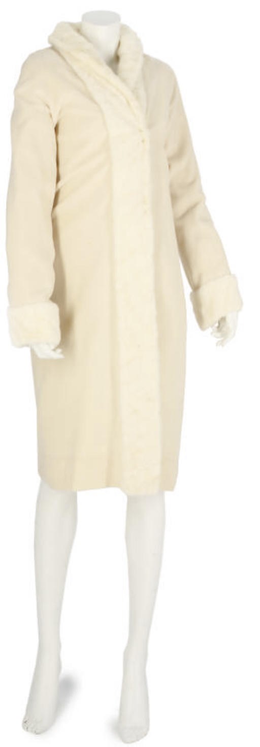 A CREAM WOOL COAT, 1920S