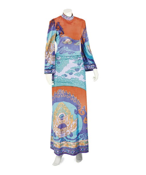 LEONARD, A MAXI DRESS AND BLOUSE, 1970s