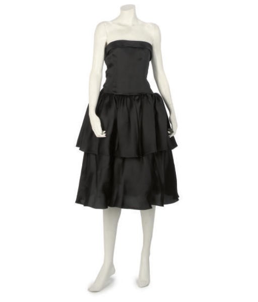 OSCAR DE LA RENTA, A LITTLE BLACK COCKTAIL DRESS