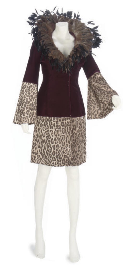 DOLCE & GABBANA, A VELVET COAT