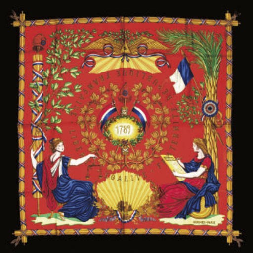 HERMÈS, SIX SILK SCARVES