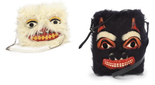 JEAN DE CASTELBJAC, TWO HANDBAGS