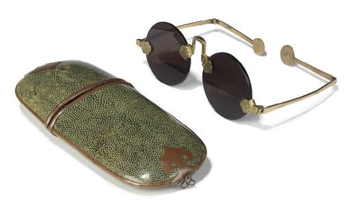 A JAPANESE SHAGREEN SPECTACLE CASE