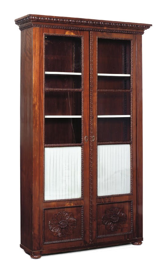A LOUIS-PHILIPPE MAHOGANY BIBLIOTHÈQUE