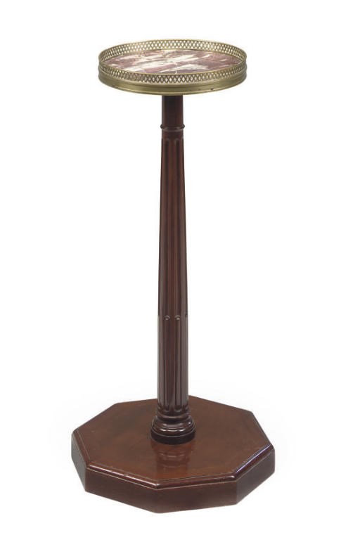 A FRENCH MAHOGANY OCCASIONAL TABLE