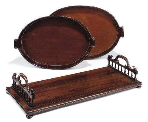A WILLIAM IV ROSEWOOD BOOKSTAND
