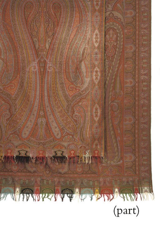 TWO FRENCH CASHMIRE SHAWLS