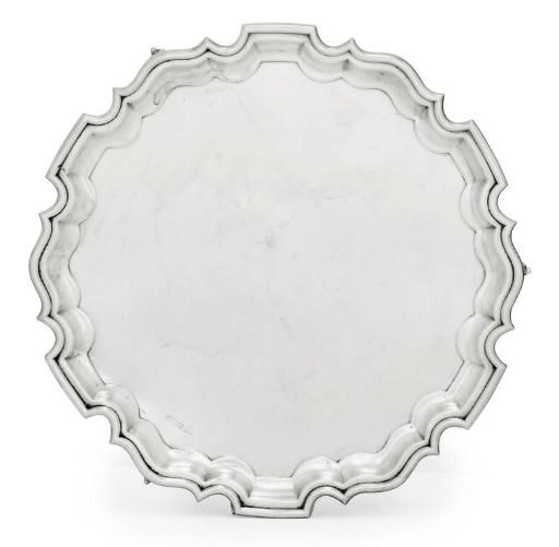 AN GEORGE VI SILVER SALVER