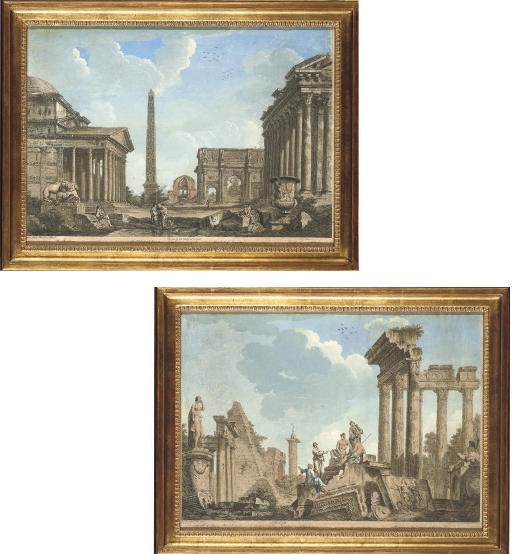 Johann Sebastian Müller (1715-circa 1785) after Giovanni Paolo Panini (1692-1765)