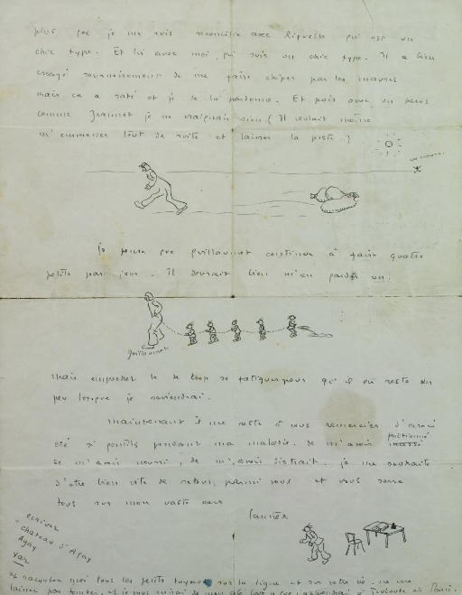 SAINT-EXUPÉRY, Antoine de (1900-1944). Lettre autographe signée. S.d. [vers 1925?].