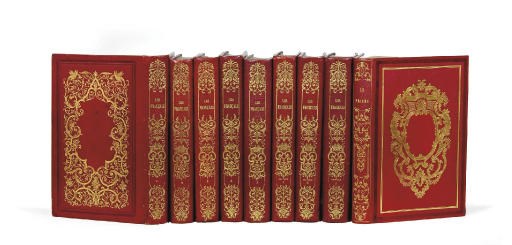 [DAUMIER, DELACROIX, GAVARNI, MONNIER, etc.] Les Français peints par eux-mêmes. Paris: Curmer, 1840-1842. 8 volumes. [Et:]