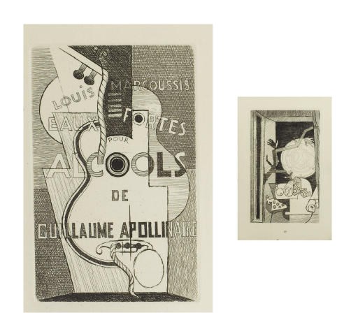 MARCOUSSIS, Louis, Markus Ludwig Casimir Ladislas dit (1883-1941). Eaux-fortes pour Alcools de Guillaume Apollinaire. Paris: s.l., 1934.