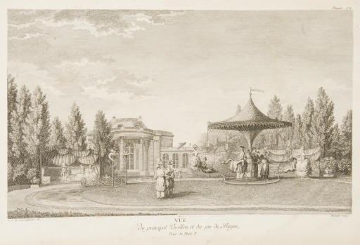 [ARCHITECTURE DE JARDINS] -- DELAFOSSE, Jean Charles (1734-1789) & CARMONTELLE, Louis Carrogis, dit (1717-1806). Jardin de Monceau, près de Paris, appartenant à son altesse sérénissime monseigneur le duc de Chartres. Paris: Delafosse, Née & Masquelier, 1779.