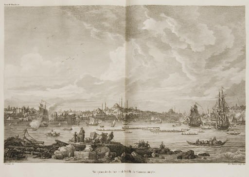 CHOISEUL-GOUFFIER, Marie-Gabriel-Florent-Auguste, comte de (1752-1817). Voyage pittoresque de la Grèce. Paris: J. J. Blaise, 1782-1822.