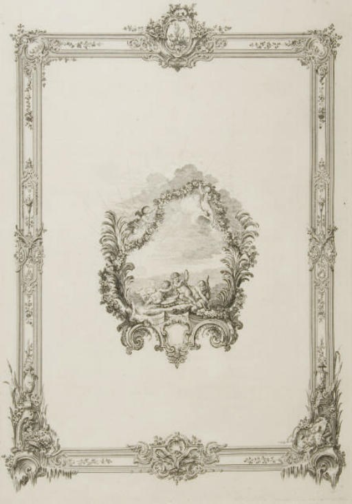 [FÊTES] -- LOUIS FERDINAND, dit Le Grand Dauphin, fils de Louis XV (1729-1765). Fêtes publiques données par la ville de Paris données à l'occasion du mariage de monseigneur le dauphin les 23. et 26. février 1745.