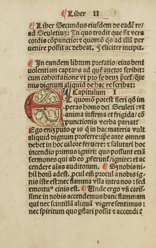 JEAN CHRYSOSTOME, saint (vers 349-407). De Cordis compunctione. AUGUSTIN, saint. De Contritione cordis. [Bâle: Michael Furter, ca. 1500].