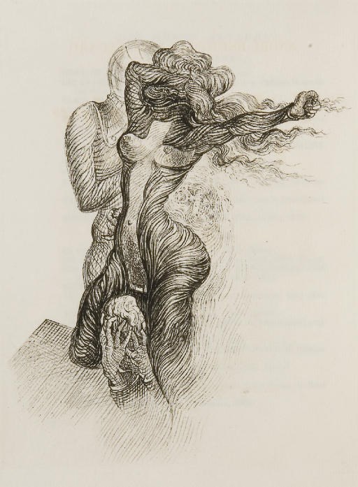 [DALI] -- BRETON, André (1896-1966) & ÉLUARD, Paul (1895-1952). L'Immaculée Conception. Frontispice de Salvador Dali. Paris: Éditions Surréalistes José Corti, 24 novembre 1930.