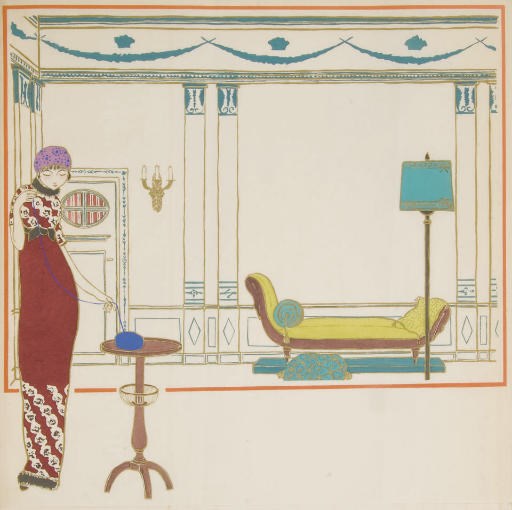 [LEPAPE] -- POIRET, Paul (1879-1944). Les Choses. Vues par Georges Lepape. Paris: Maquet pour Paul Poiret, 15 février 1911.