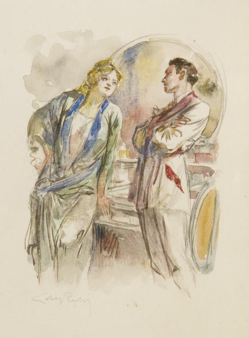 [LOBEL-RICHE] -- COLETTE, Sidonie Gabrielle (1873-1954). Chéri. Pointes-sèches de Lobel-Riche. Paris: H. Blanchetière, [1925].