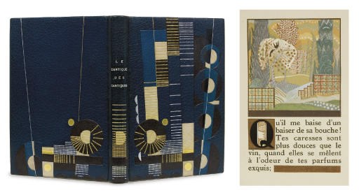 [SCHMIED] -- Le Cantique des Cantiques. Traduction de Ernest Renan. Paris: François-Louis Schmied, 1925.