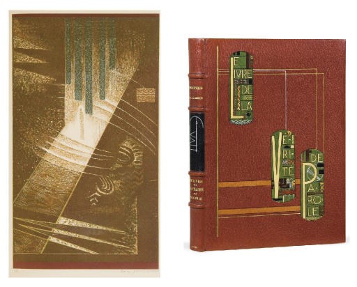 [SCHMIED] -- MARDRUS, Jean-Claude. Le Livre de la Vérité et de la parole. Paris: Schmied, 1929.