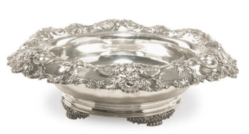 AN AMERICAN SILVER CENTER BOWL,