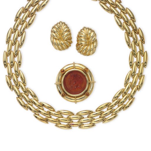 A GROUP OF MULTI-GEM AND GOLD JEWELRY