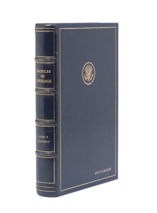 A SPECIAL BOUND LEATHER EDITION OF PROFILES IN COURAGE FOR KITTY CARLISLE HART,