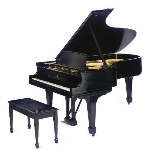 A STEINWAY AND SONS BABY GRAND PIANO,