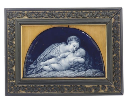A LIMOGES ENAMEL PANEL,