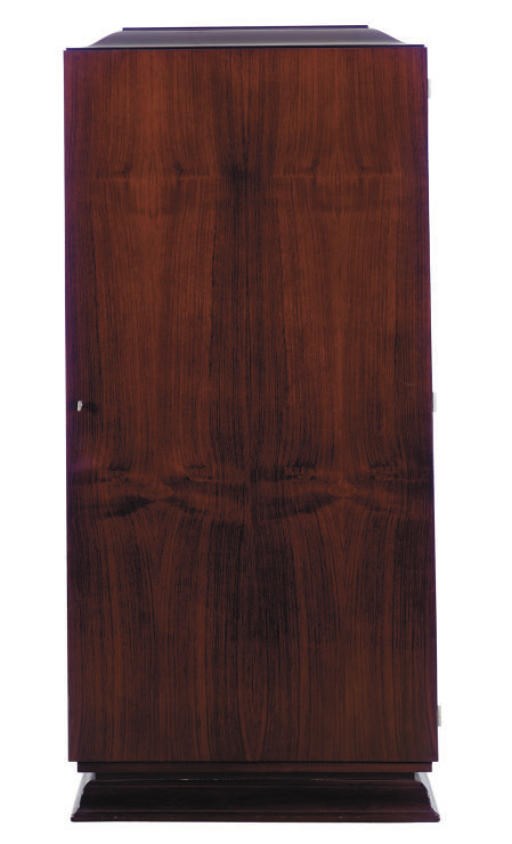 AN ART DECO ROSEWOOD SECRETAIRE CABINET**,