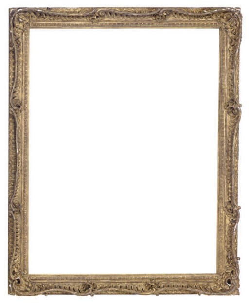 A LARGE CARVED GILWOOD FRAME,