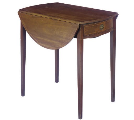 AN AMERICAN MAHOGANY PEMBROKE TABLE,