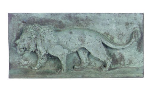 A FRENCH BRONZE BAS-RELIEF PANEL,