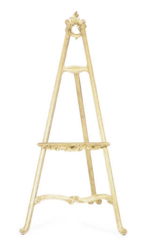 A GILTWOOD EASEL,