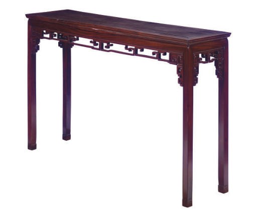 A CHINESE HARDWOOD ALTAR TABLE,