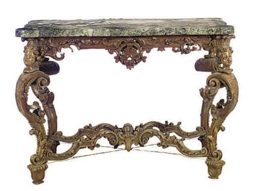 A FRENCH OAK CENTER TABLE,