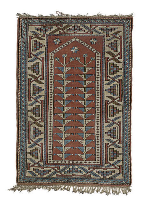 A TURKISH PRAYER RUG,
