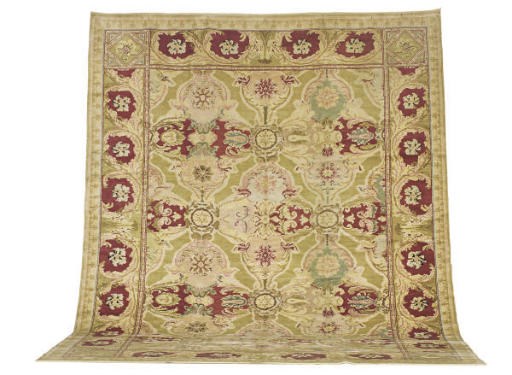 AN EAST EUROPEAN SAVONNERIE STYLE CARPET,