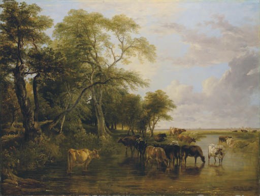 Frederick Richard Lee, R.A. (1798-1879) and Thomas Sidney Cooper R.A. (1803-1902)