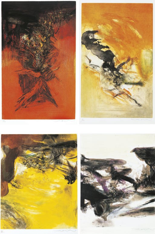 ZAO WOU-KI (ZHAO WUJI, Born in 1920)